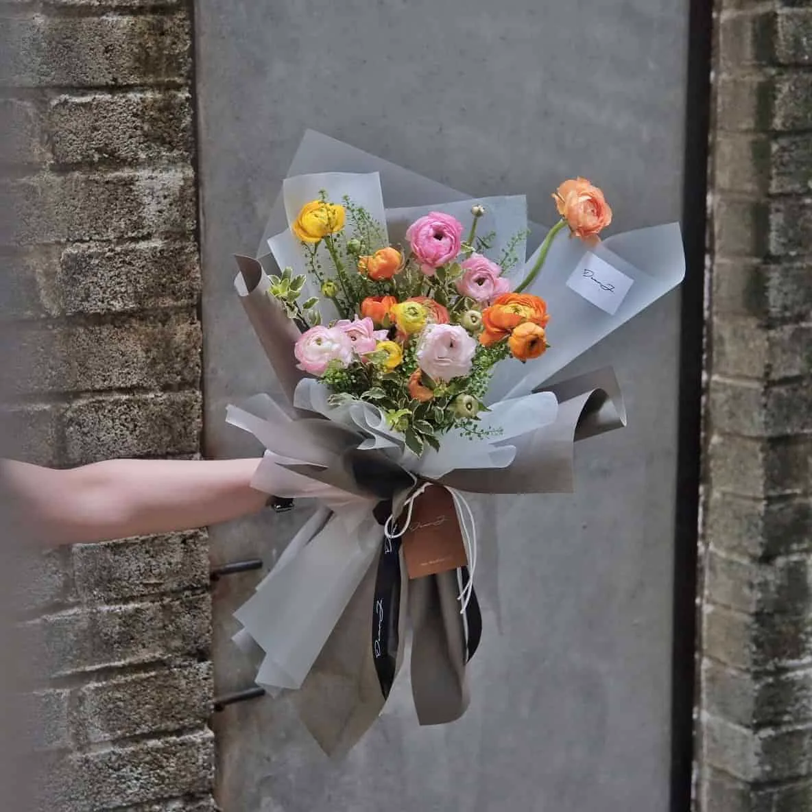 Colourful Ranunculus Bouquet 1