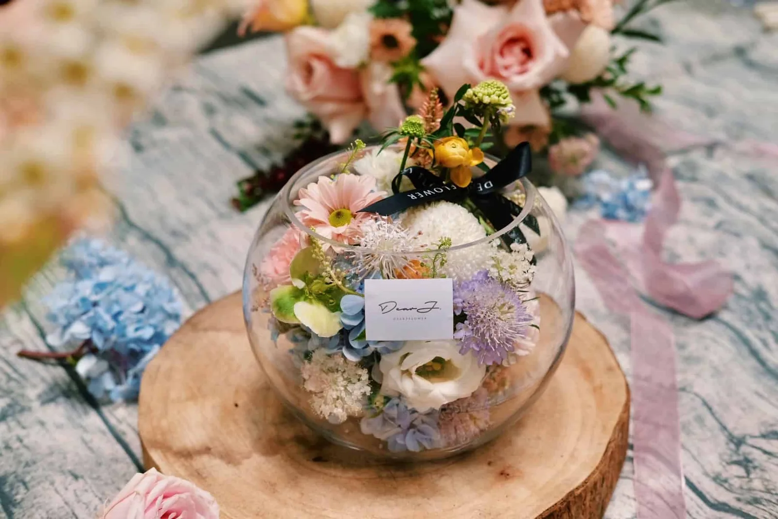 Flower Glass Dome 2