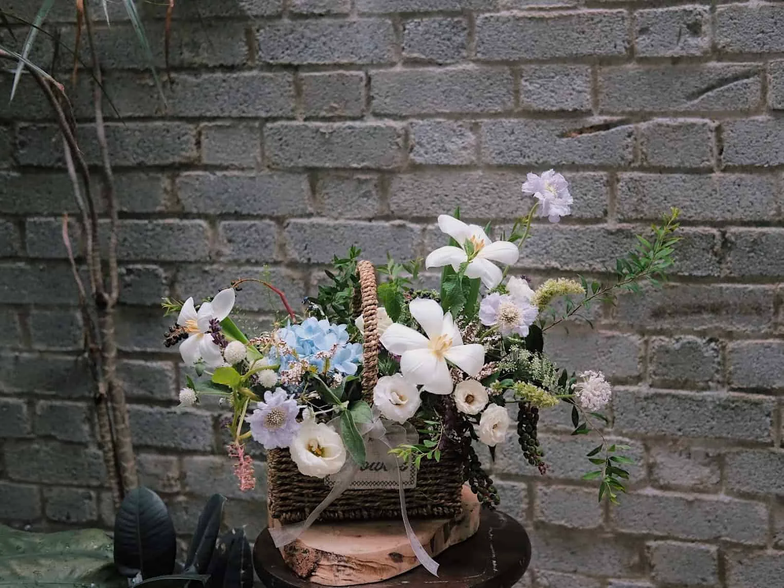 Tulips Flower Basket 1