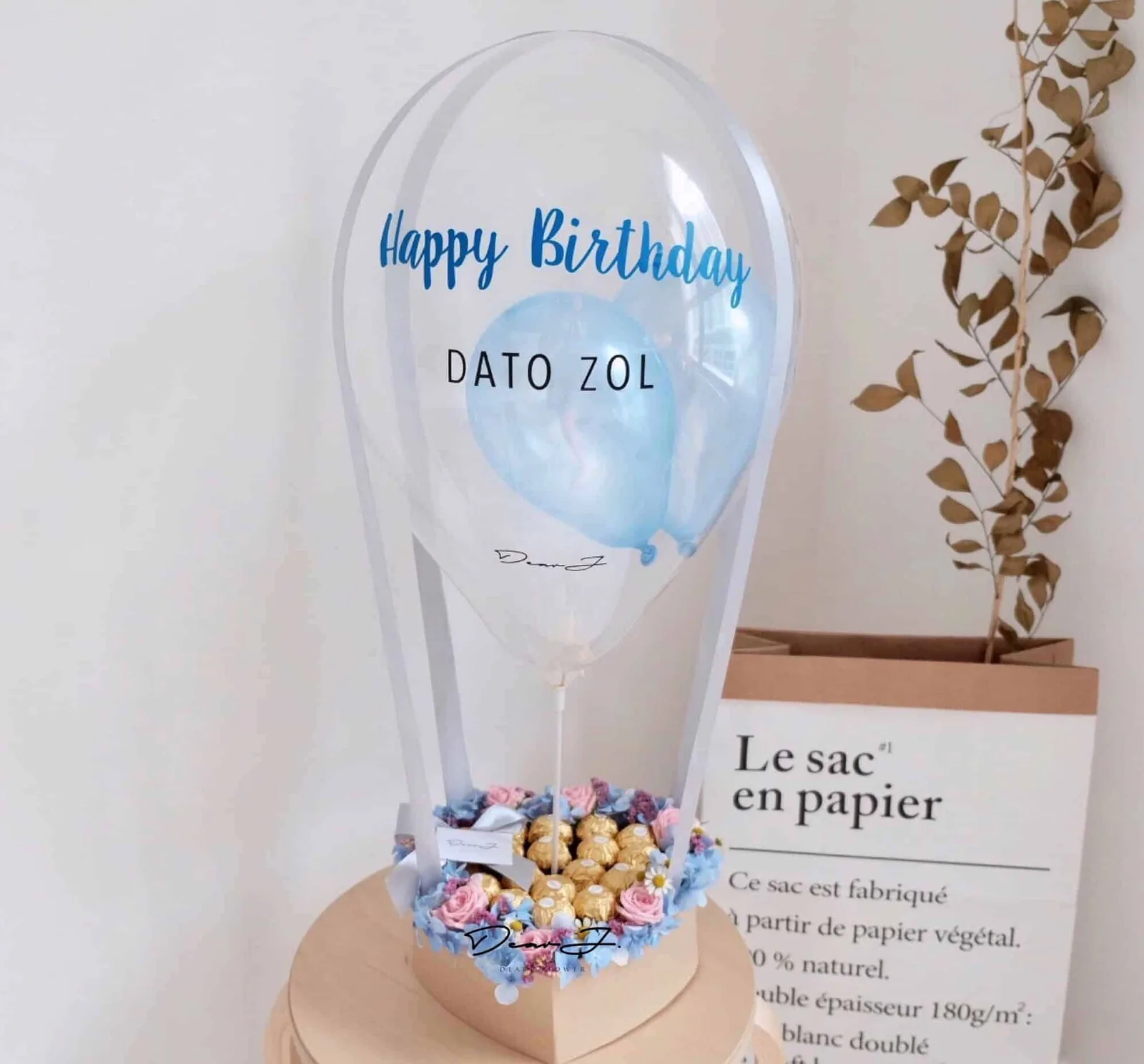 Rocher with Flowers