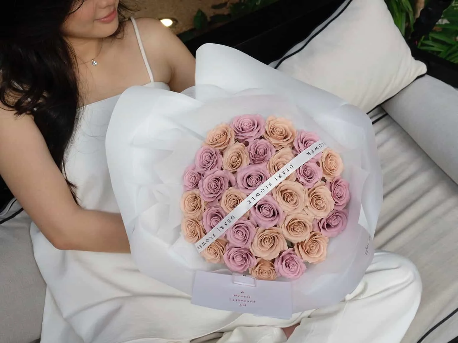 Quiet Love Everlasting Flower Bouquet